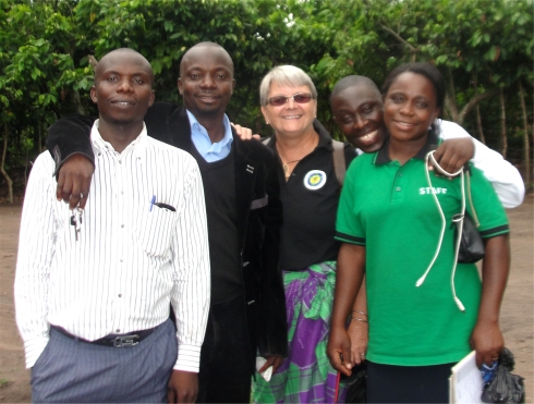 Pastor Tom, Abraham Kisembo, Jenny and Tom's wife