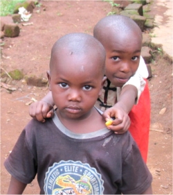 These little boys live in the Orphanage in Uganda that United Caribbean Trust (UCT) is attempting to purchase.