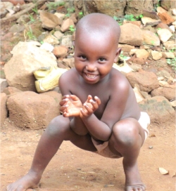 This little boy lives in the Orphanage in Uganda that United Caribbean Trust (UCT) is attempting to purchase.