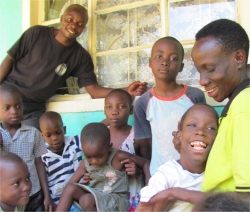 Seen here Rev Abraham our UCT Uganda representative at the orphanage that we would like to purchase and re-establish.