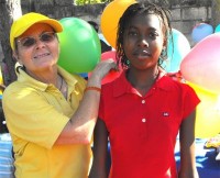 Jenny Tryhane in Haiti 