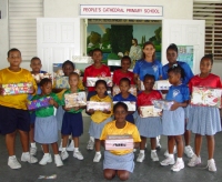 Seen here some of the children of People's Cathedral Primary school who took part in the project last year.