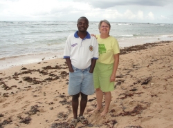 Pastor Abraham and Jenny at Bath beach