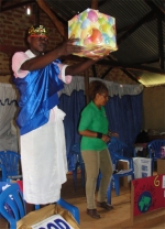 Lisa in Africa childrens evangelism