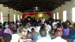 And now 250 Pastors from 74 churches in Kasase taking through deliverance and empower them to teach deliverance.