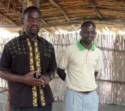 Seen here Apostle David Akondowe, with the ATBS leader from Vuwa ATBS- Malawi