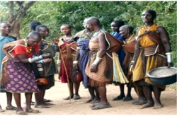 Members of the Safwa tribe at church