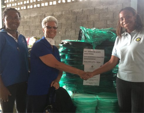 United Caribbean Trust Mission trip to help survivors of Hurricane Maria in Dominica with Sawyer filtered clean water as fears of an increase in cholera cases grow