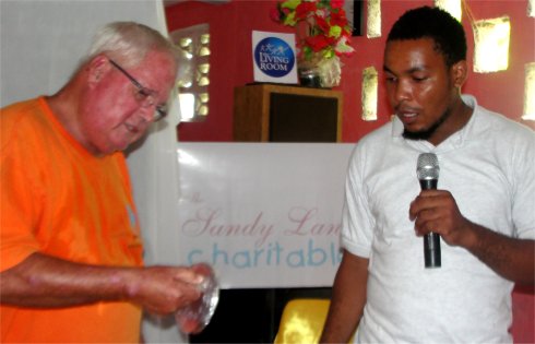 Living Room Haiti Development Fund distributing Luci Solar Lights Haiti Mission trip to Port Salut