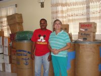 Thanks to the members of Hawthorne Methodist church in Barbados that did a wonderful job at filling many barrels for their brothers and sisters in Haiti.