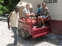Down in Les Cayes the 'Chariot' was loaded up as we went to bless the children at a local orphanage.