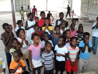 Thanks to the Power in the Blood church in Barbados that send donations enabling us to bless these children at Maranatha Ministries in St. Marc.