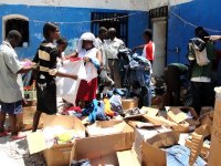 Jenny Tryhane was able to return to St Marc prison for third time to distribute clothing and toiletries to the inmates.