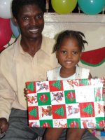 The team visited Foyer des Enfants de la Providence to distribute the Make Jesus Smile shoeboxes.
