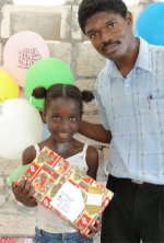 Maranatha Ministries in St Marc receive their Make Jesus Smile shoeboxes