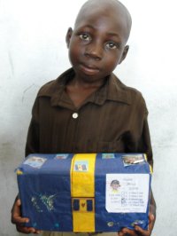 Make Jesus Smile shoebox distribution Haiti 2009