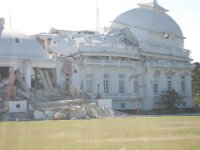 Many notable landmark buildings were significantly damaged or destroyed, including the Presidential Palace, 