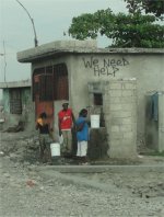 The people of City Soleil cry out for help to bring them clean water. 