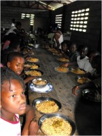 HaitiOne partnering with United Caribbean Trust feeding children in Haiti physically and Spiritually