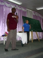 Jenny was invited by Apostle Iwan Oran to being KIMI into Suriname and French Guyana in January 2013