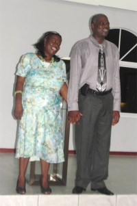Apostle Iwan, seen here with Pastor Cheryl his wife, is the leader of the ECS (Evangelic Centre Suriname) group of churches in South America 
