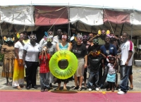 Pictured here the Barbados Kids' EE Clinic 2008 