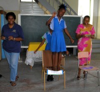 Kids EE Barbados held at Society School with Paulette Scantlebury UCT Early childhood coordinator