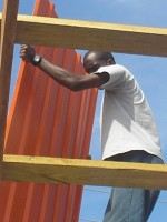 Seen here YWAM in Carriacou working on the church building project