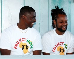 Shane and KB at the Project Hope Launch 