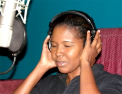 Barbadian singer/songwriter, Kellie Cadogan,