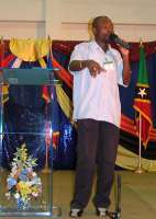 Pastor Lafleur in Barbados for Restorations Ministries International Eagle's Eye convension 2005