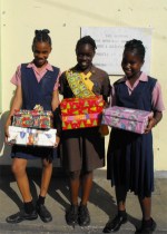 Thanks again to the children and the PTA of Charles F Broom that again this Christmas beautifully wrapped and packed large numbers of Make Jesus Smile shoeboxes for the children of Haiti.