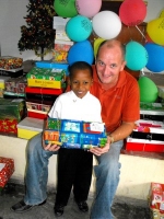 United Caribbean Trust distributed hundreds of Make Jesus Smile shoeboxes to the Heart for Haiti Children's Village.