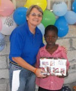 This ministry has been supported in the past by Power in the Blood church in Barbados and their children wrapped and packed Make Jesus Smile shoeboxes specially for these orphans.