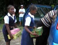 Thanks to St. Silas Primary School for collecting 40 boxes for the 'Make Jesus Smile' project. 