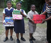 Thanks to St. Silas Primary School for collecting 40 boxes for the 'Make Jesus Smile' project. 