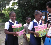 Thanks to St. Silas Primary School for collecting 40 boxes for the 'Make Jesus Smile' project. 