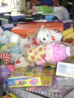 Queens College Secondary School in Barbados pack Easter Make Jesus Smile shoeboxes  Easter 2009