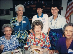 Peggy's mother, Helen Stout (standing left) joined her on this tour of Ozarks.