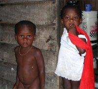 Suriname Bush Negroe children