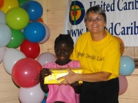 The United Caribbean Trust Make Jesus Smile shoebox project was taken into Tjaikondre to bless the Maroon children as part of the Suriname Child Sponsorship Program.