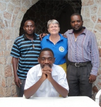 The House of Freedom Tanzania team in Dar Es Saleem seen here with Jenny Tryhane and Pastor David following the KIMI training in the capital of Tanzania.