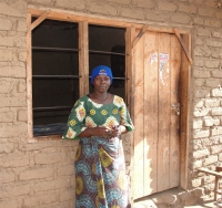 Now this graduate is able to sell her clothes in this shop in her local village. 