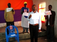 On the fourth day of training he was actively involved in the Children's Evangelism training of the FunTastic Fun Fair.