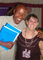 The curriculums, the first ever given out in Swahili were well received with thanksgiving.