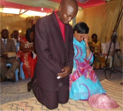 Rev. Abraham Kisembo  Seen here with his beautiful wife, Margie.