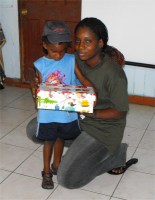 While in Dominica Island Impact worked together with Jenny Tryhane, Founder of United Caribbean Trust (UCT), to distribute the Make Jesus Smile shoboxes to the children of Dominica.