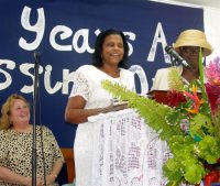 Margaret Alleyne joins Maureen Bravo's Intercessory team  in Barbados