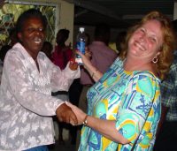 Maureen Bravo's Intercessory team visit Oistins in Barbados