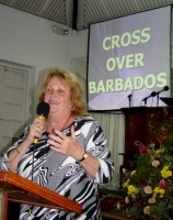 Maureen Bravo founder of RUII Resources Unlimited International Inc visits Barbados
